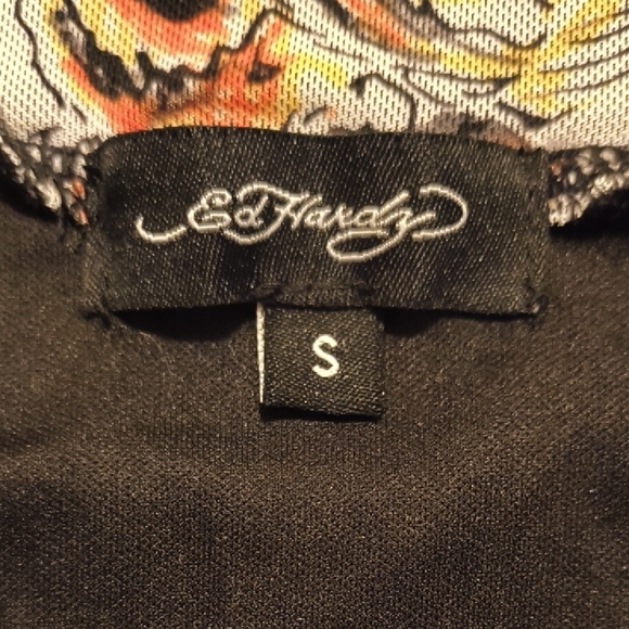 Ed Hardy Vibrant Tiger and Floral Mini Skirt - Picture 2 of 2